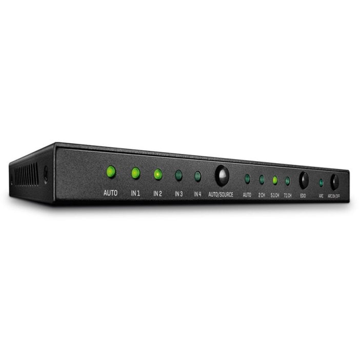 LINDY 38249 4-Port HDMI 2.0 18G Switch with Audio & HDR Support