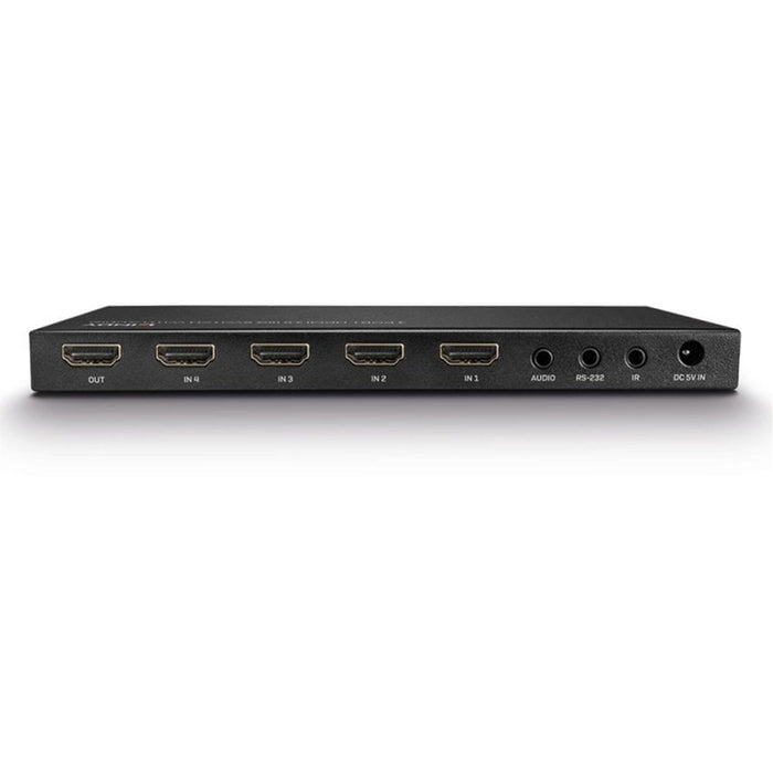 LINDY 38249 4-Port HDMI 2.0 18G Switch with Audio & HDR Support