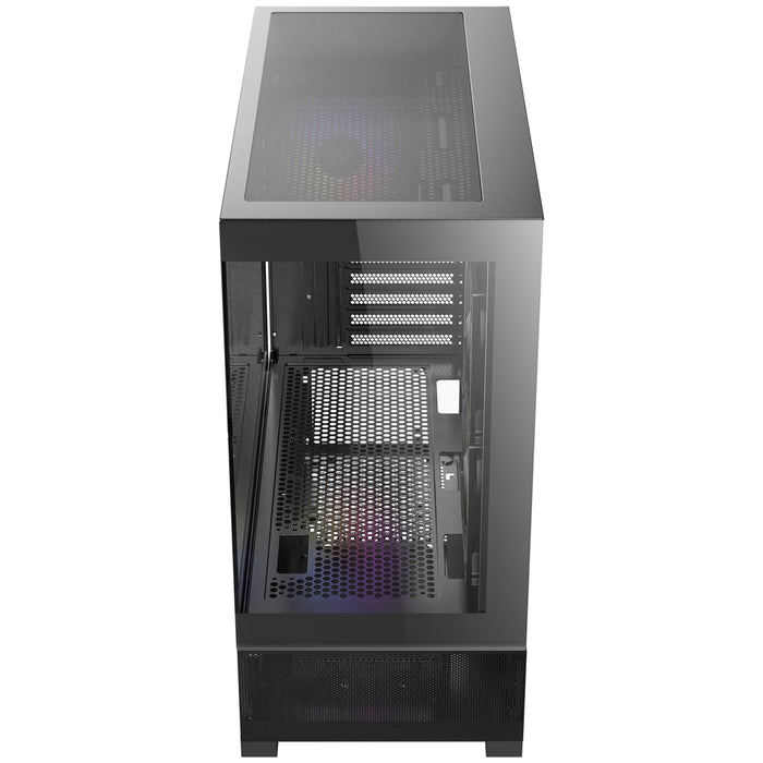 ANTEC CX500M Micro Tower Gaming Case – Black, ARGB, USB-C, Tempered Glass