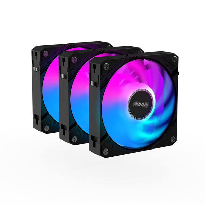 AORUS EZ CHAIN FAN 120 (3-Pack) – High-Performance 120mm ARGB Fans