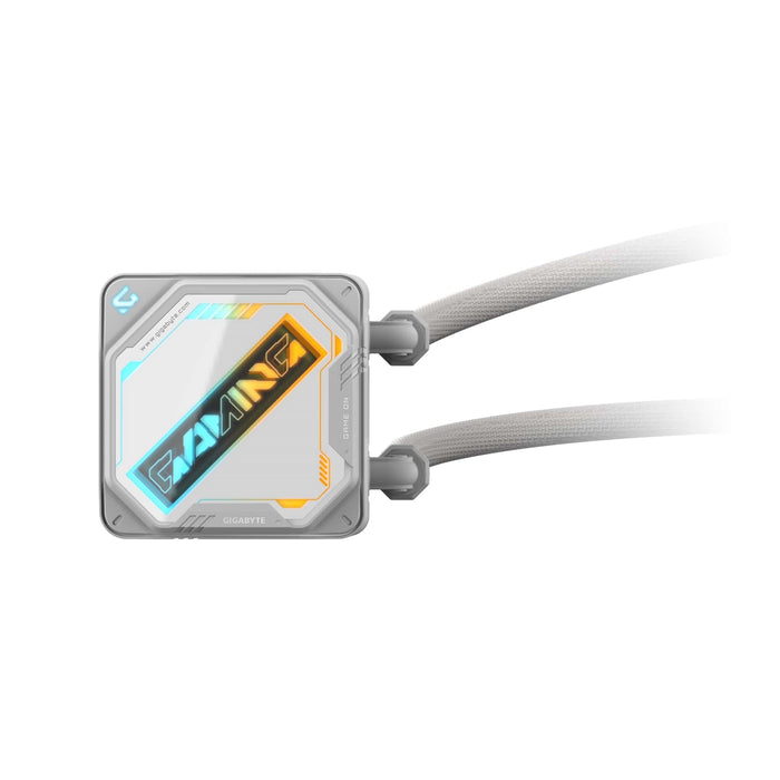 GIGABYTE GME ICE 360 AIO Cooler - 360mm Radiator, White, ARGB, Daisy-Chain Fans