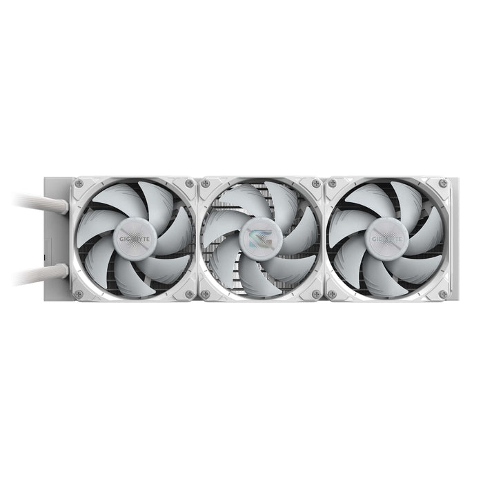 GIGABYTE GME ICE 360 AIO Cooler - 360mm Radiator, White, ARGB, Daisy-Chain Fans