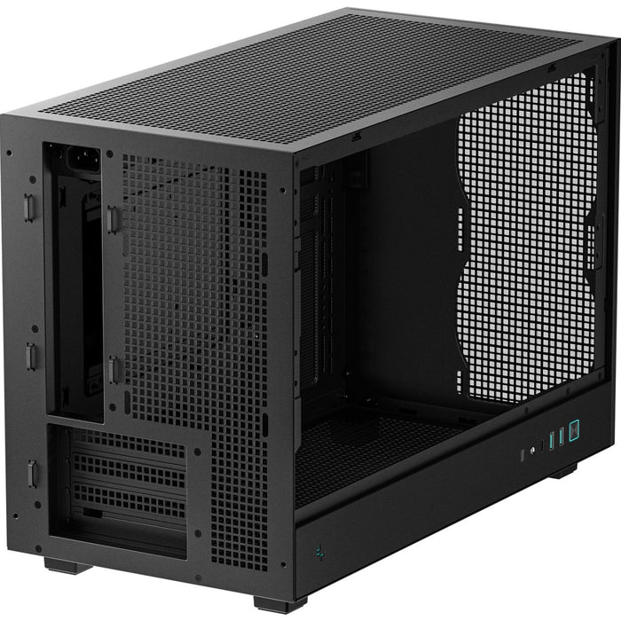 DeepCool CH260 Black Micro-ATX Case with USB-C & 360mm Support