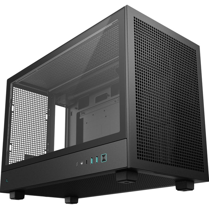 DeepCool CH260 Black Micro-ATX Case with USB-C & 360mm Support