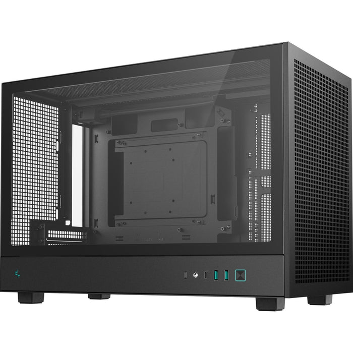 DeepCool CH260 Black Micro-ATX Case with USB-C & 360mm Support