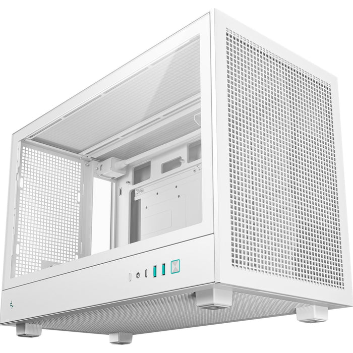 DeepCool CH260 White Micro-ATX Case with USB-C & 360mm Radiator