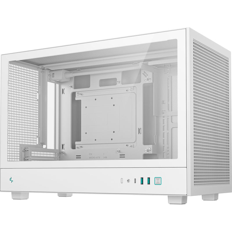 DeepCool CH260 White Micro-ATX Case with USB-C & 360mm Radiator - IT Supplies Ltd