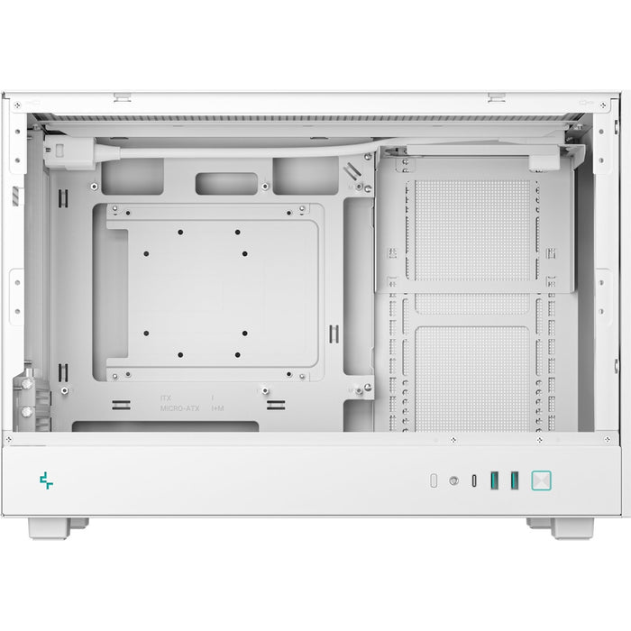 DeepCool CH260 White Micro-ATX Case with USB-C & 360mm Radiator