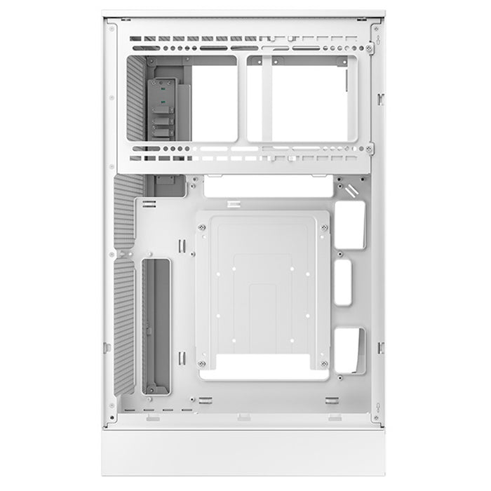 DeepCool CH270 Digital White Micro-ATX Case with Glass & USB-C
