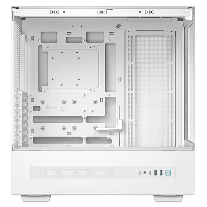 DeepCool CH690 Digital White ATX Case – High-Airflow, Semi-Glass