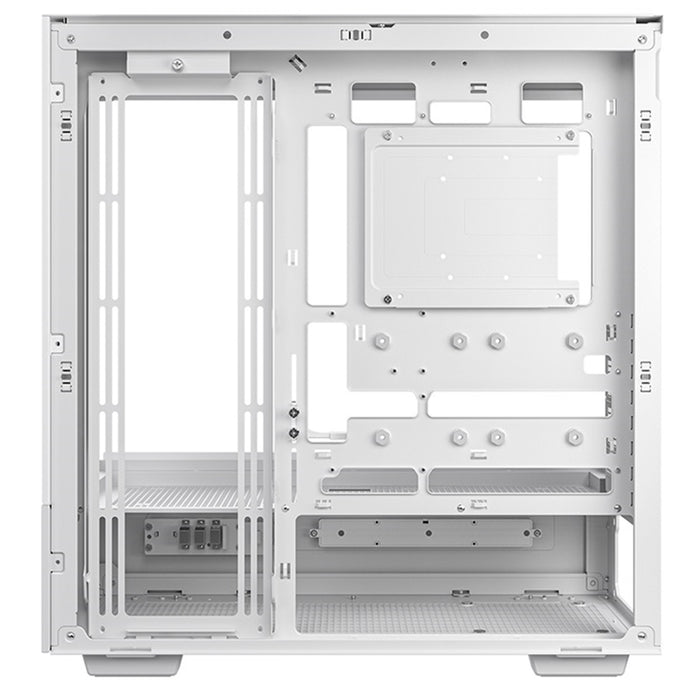 DeepCool CH690 Digital White ATX Case – High-Airflow, Semi-Glass