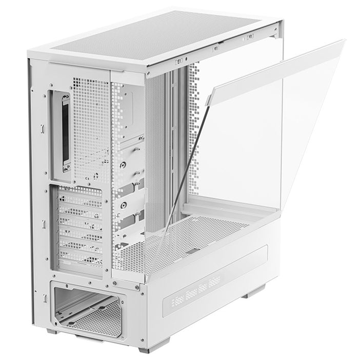 DeepCool CH690 Digital White ATX Case – High-Airflow, Semi-Glass