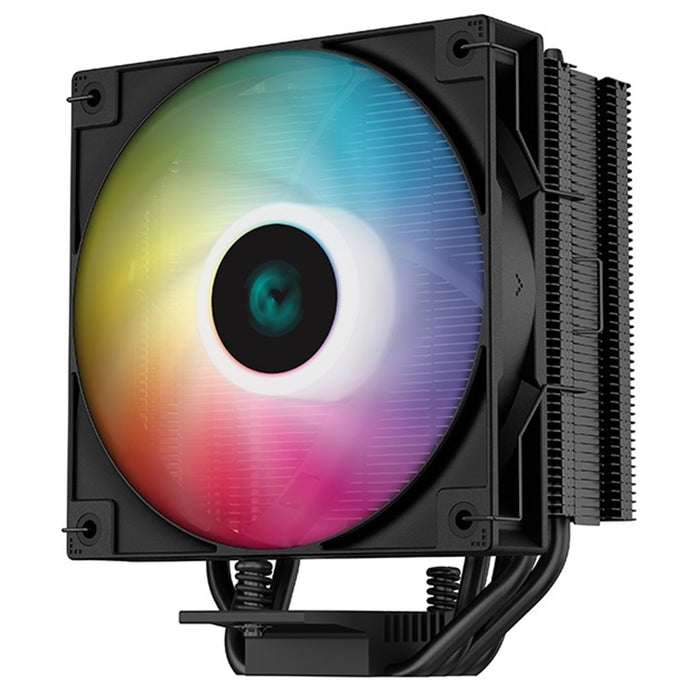 DeepCool AG400 ARGB V2 Black CPU Cooler - 120mm PWM, LGA1851/AM5