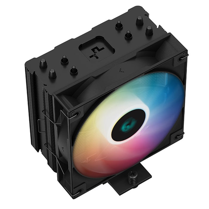 DeepCool AG400 ARGB V2 Black CPU Cooler - 120mm PWM, LGA1851/AM5