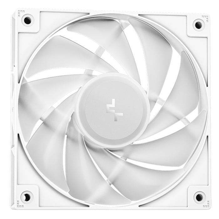 DeepCool LE240 V2 White 240mm Liquid CPU Cooler – Dual ARGB Fans, Quiet Pump
