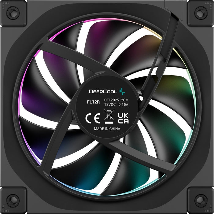 DeepCool FL12 120mm ARGB Reverse Fans 3-Pack – Quiet & Powerful