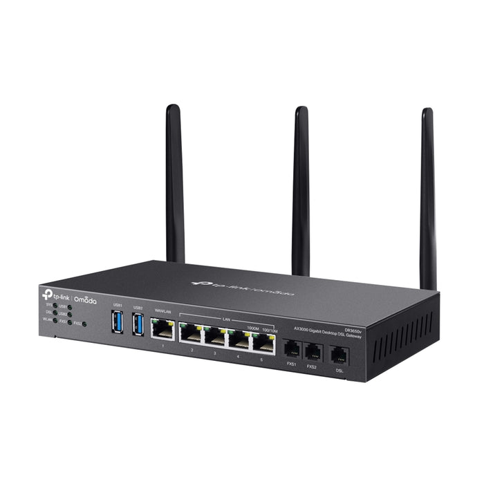TP-Link Omada AX3000 WiFi 6 DSL Gateway | Gigabit, VPN, Cloud Managed