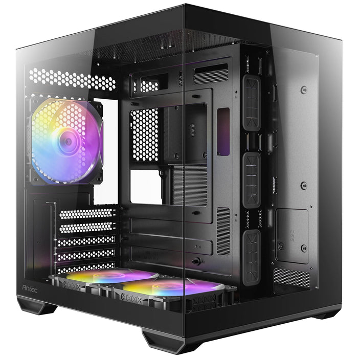 Antec CX60M ARGB Mini Tower Case – mATX, Tempered Glass, USB-C