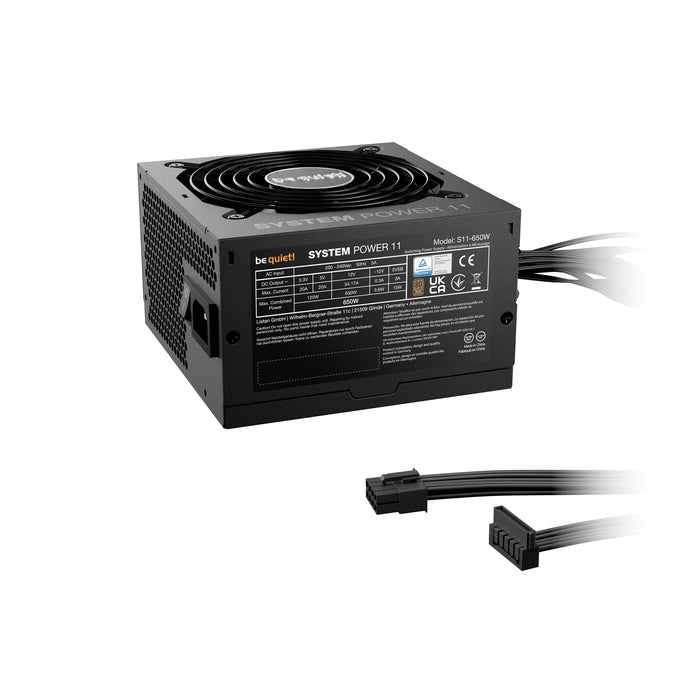 be quiet! System Power 11 650W PSU – ATX 3.1, PCIe 5.1, 80+ Bronze