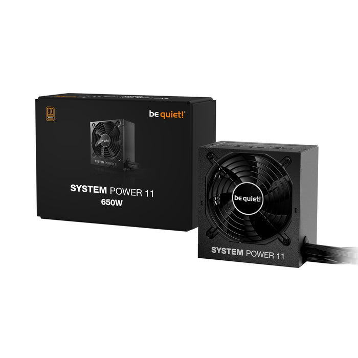be quiet! System Power 11 650W PSU – ATX 3.1, PCIe 5.1, 80+ Bronze