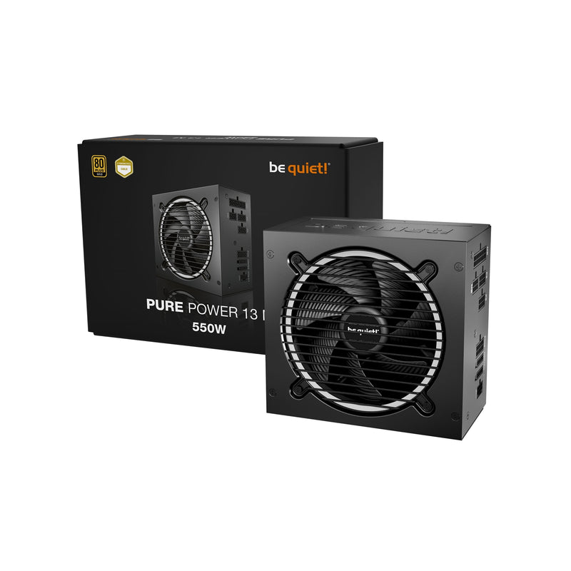 Pure Power BP024EU 13 M 550W PSU – ATX 3.1, PCIe 5.1, 80+ Gold, Silent - IT Supplies Ltd