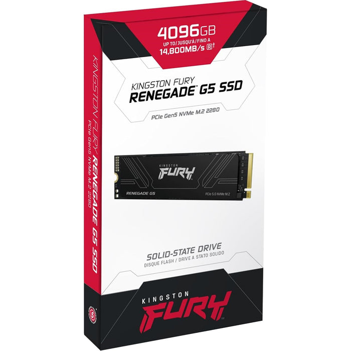 Kingston FURY Renegade 4TB NVMe PCIe 5.0 M.2 SSD – Ultra-Fast