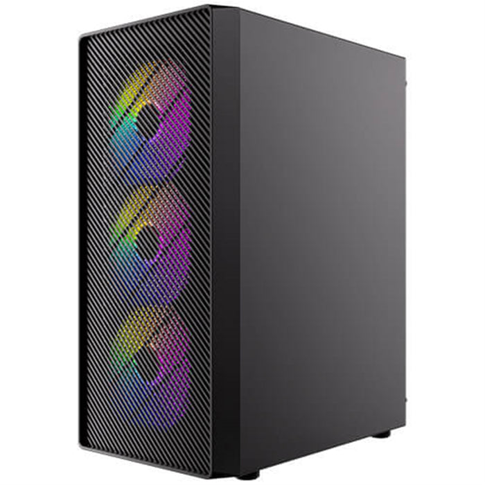 Antec AX26 RGB Elite Case – Mesh Front, 4 RGB Fans, ATX Support