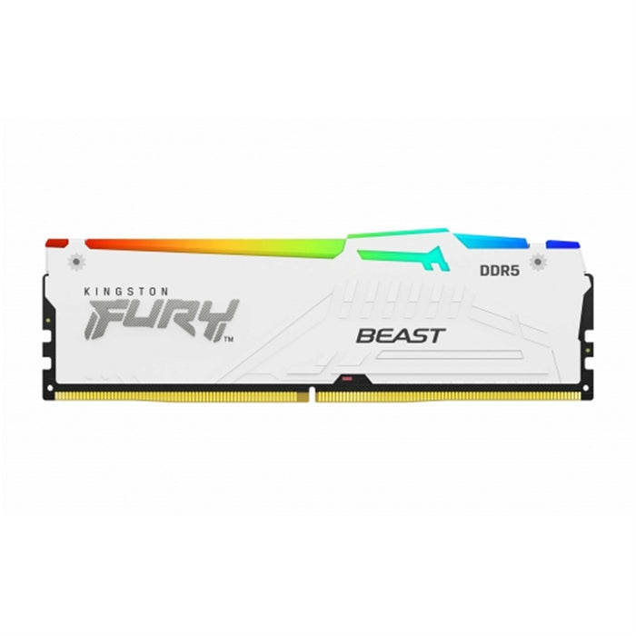 Kingston FURY Beast 64GB DDR5 6000MT/s RGB RAM (2x32GB) White