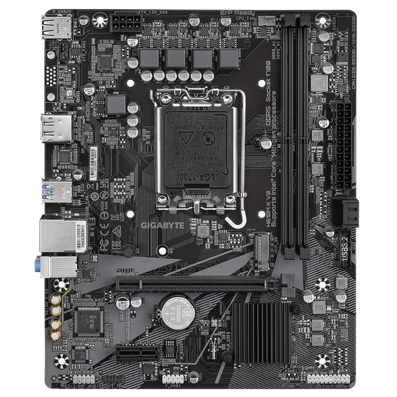 Gigabyte H610M K V2 DDR5 Intel 1700 mATX Motherboard – PCIe 4.0, M.2, GbE - IT Supplies Ltd