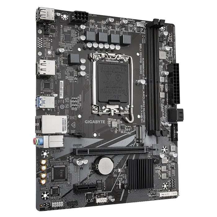 Gigabyte H610M K V2 DDR5 Intel 1700 mATX Motherboard – PCIe 4.0, M.2, GbE