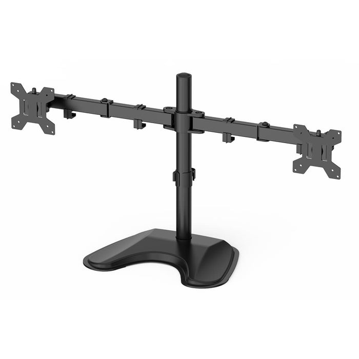 GameMax Dual Monitor Arm Stand for 13"–27" Screens – Freestanding