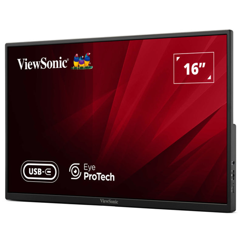 ViewSonic VA1650 16" Portable USB-C IPS Monitor Full HD 60Hz - IT Supplies Ltd