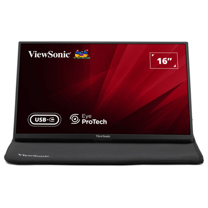ViewSonic VA1650 16" Portable USB-C IPS Monitor Full HD 60Hz