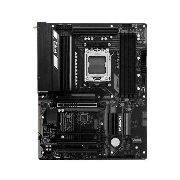 ASRock X870 Pro-A WiFi AMD AM5 Motherboard – DDR5, Wi-Fi 7, USB4