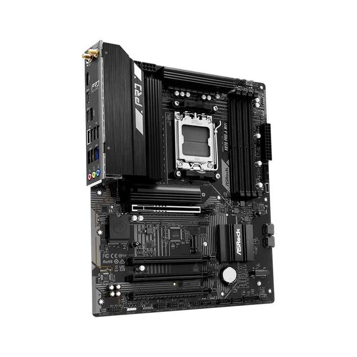 ASRock X870 Pro-A WiFi AMD AM5 Motherboard – DDR5, Wi-Fi 7, USB4