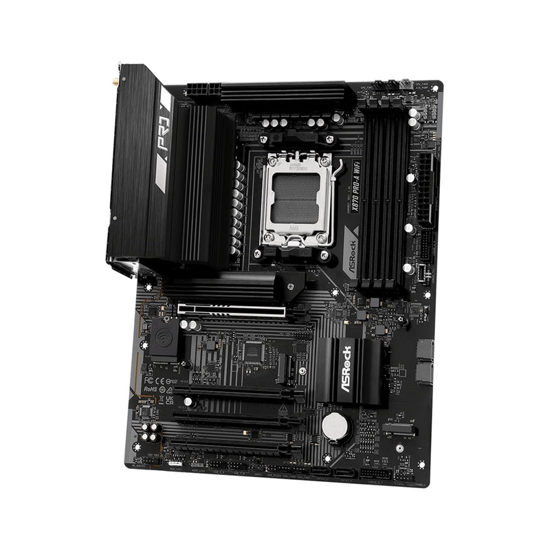 ASRock X870 Pro-A WiFi AMD AM5 Motherboard – DDR5, Wi-Fi 7, USB4 - IT Supplies Ltd