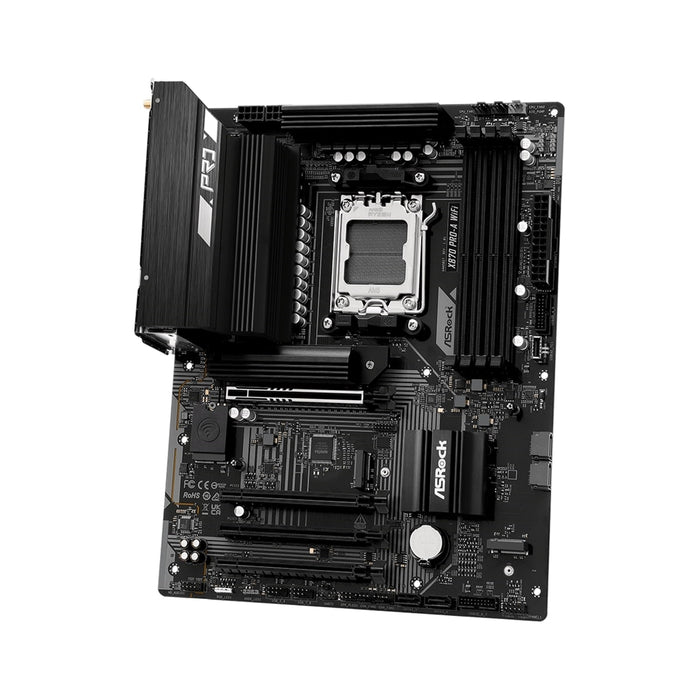 ASRock X870 Pro-A WiFi AMD AM5 Motherboard – DDR5, Wi-Fi 7, USB4