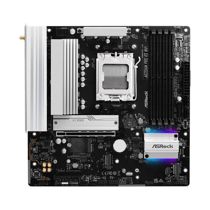 ASRock A620AM Pro RS WiFi AM5 Motherboard, DDR5, WiFi 6E, 2.5G LAN