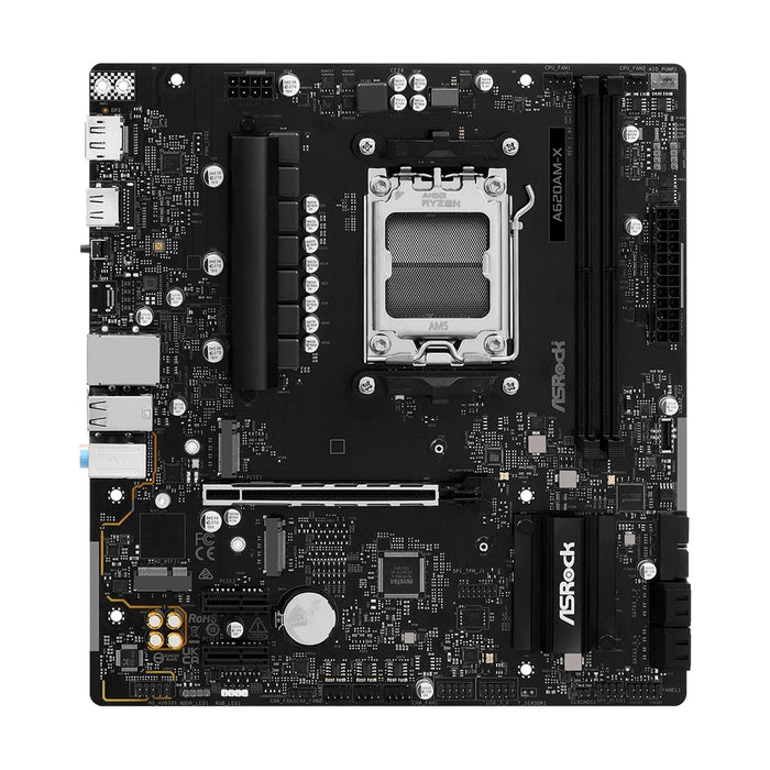 ASRock A620AM-X AM5 DDR5 Motherboard | WiFi 6E, 2.5G LAN, M.2