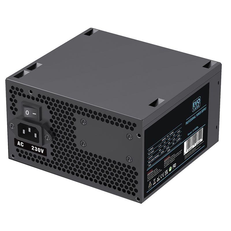 EVO Labs BR500-12BL 500W ATX Power Supply with Silent 120mm Fan