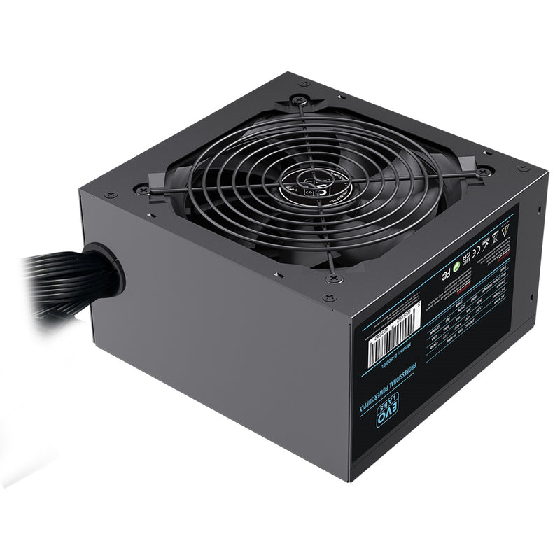 EVO Labs BR500-12BL 500W ATX Power Supply with Silent 120mm Fan