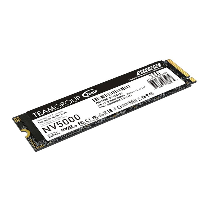 Team NV5000 1TB M.2 PCIe Gen4x4 NVMe SSD – 5000MB/s Read