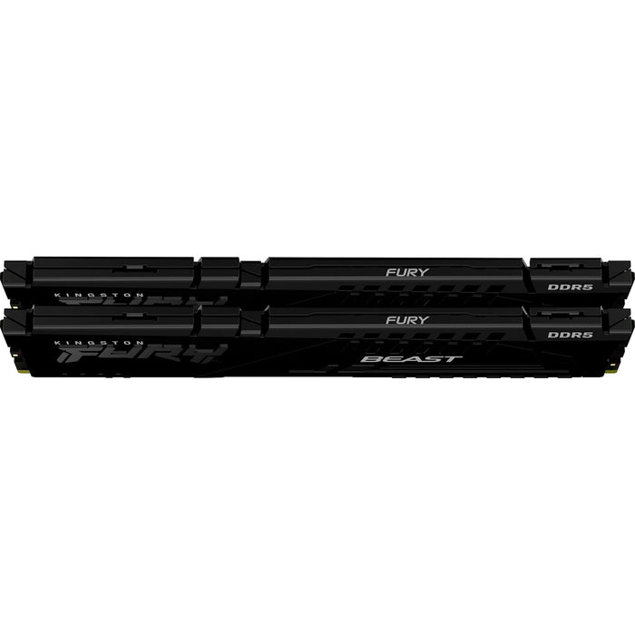 Kingston FURY Beast 16GB (2x8GB) DDR5-5200 CL40 Gaming RAM – Black Heatsink