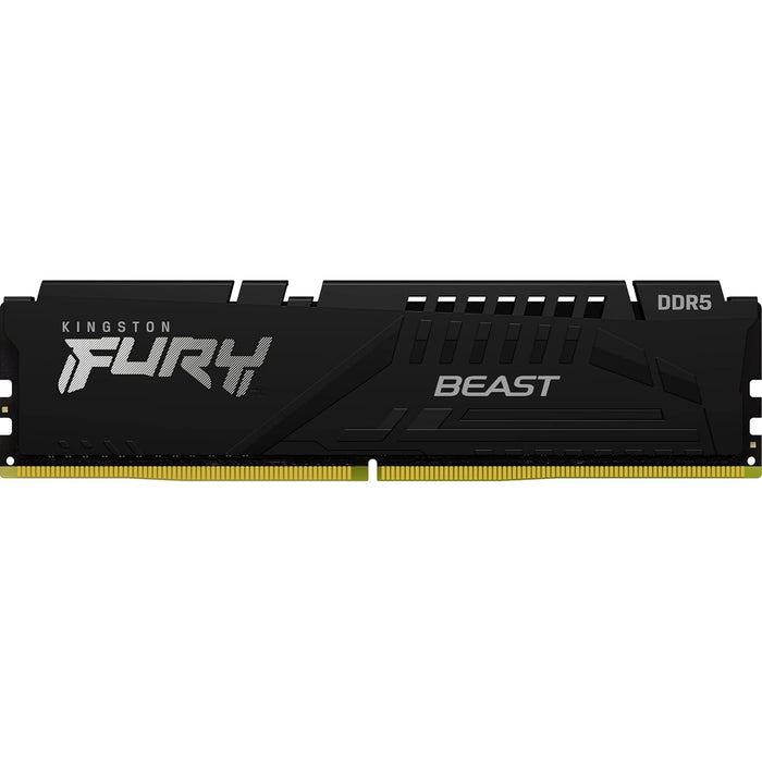Kingston FURY Beast 16GB (2x8GB) DDR5-5200 CL40 Gaming RAM – Black Heatsink