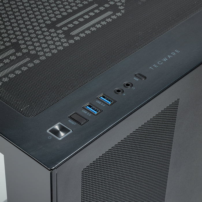Tecware VXL EVO ARGB ATX Case - Dual-Chamber, 4 Fans, Glass