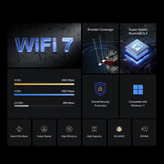 Mercusys MA37BE BE6500 Wi-Fi 7 PCIe Adapter with Bluetooth 5.4 - IT Supplies Ltd