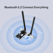 Mercusys MA86XE AXE5400 Wi-Fi 6E PCIe Adapter with Bluetooth 5.2 - IT Supplies Ltd