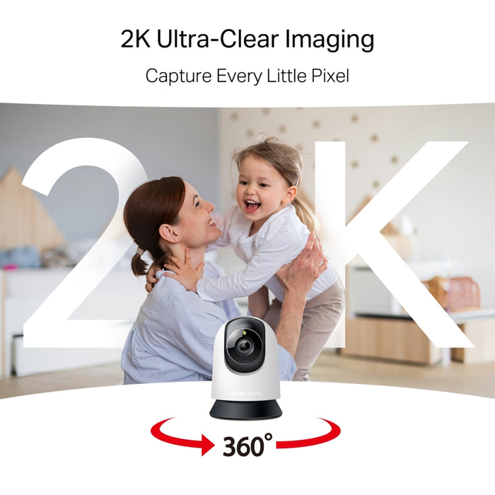 Mercusys MC210 2K Pan/Tilt Wi-Fi Security Camera – Full Coverage