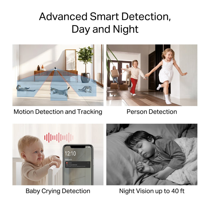 Mercusys MC210 2K Pan/Tilt Wi-Fi Security Camera – Full Coverage