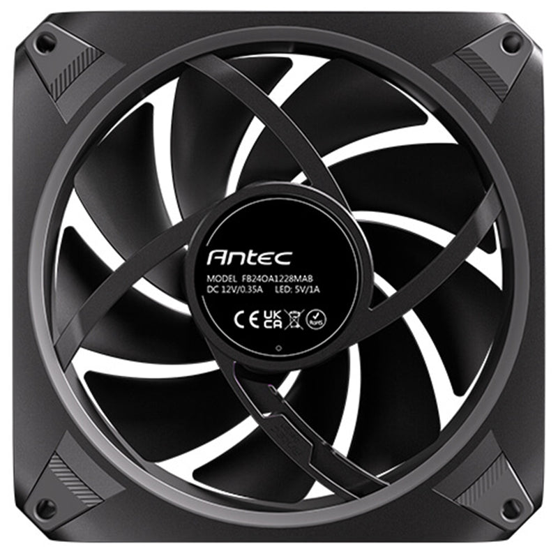 Antec Orbit 120 ARGB 3-Pack – PWM Fans with Infinity Mirror - IT Supplies Ltd